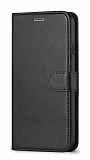 Samsung Galaxy A10 Czdanl Kapakl Siyah Deri Klf