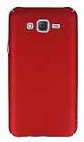 Samsung Galaxy J7 / Galaxy J7 Core Tam Kenar Koruma Krmz Rubber Klf