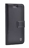 Kar Deluxe Samsung Galaxy S10 Plus Czdanl Yan Kapakl Siyah Deri Klf