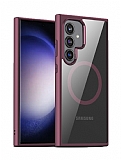 Samsung Galaxy S24 Plus Wireless arj zellikli Bordo Klf