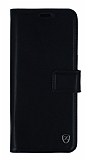 Kar Deluxe Samsung Galaxy S8 Plus Czdanl Yan Kapakl Siyah Deri Klf