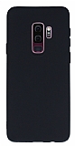 Samsung Galaxy S9 Plus Mat Siyah Silikon Klf
