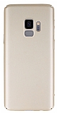 Samsung Galaxy S9 Tam Kenar Koruma Gold Rubber Klf