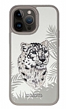 Santa Barbara Polo Racquet Club iPhone 15 Pro Max Savanna Snow Leopard Gerek Deri Klf