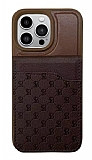 Santa Barbara Timothy Polo Racquet Club iPhone 14 Pro Czdanl Standl Kahverengi Klf