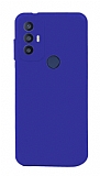 TCL 30 SE Mavi Silikon Klf