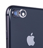 Totu Design iPhone 7 / 8 Silver Metal Kamera Koruma Yz ve Cam