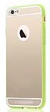 Totu Design Crystal Soft iPhone 6 / 6S Yeil Silikon Kenarl Ultra nce effaf Rubber Klf