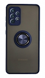 Union Ring Samsung Galaxy A52 / A52 5G Kamera Korumal Lacivert Klf