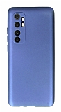 Xiaomi Mi Note 10 Lite Lacivert Mat Silikon Klf