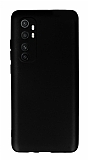 Xiaomi Mi Note 10 Lite Siyah Mat Silikon Klf