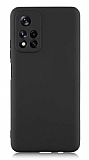 Xiaomi Redmi Note 11 Pro Kamera Korumal Mat Siyah Silikon Klf
