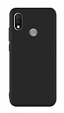 Xiaomi Redmi Note 6 Pro Mat Siyah Silikon Klf