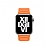 Apple Watch 6 Turuncu Deri Kordon 40 mm