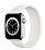 Apple Watch SE Solo Loop Beyaz Silikon Kordon 40mm