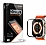 Dafoni Apple Watch Ultra Tempered Glass Premium Siyah Full Cam Ekran Koruyucu (49 mm)
