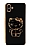 Eiroo Aynal Kitty Samsung Galaxy A04 Standl Siyah Silikon Klf