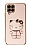 Eiroo Aynal Kitty Samsung Galaxy M32 Standl Pembe Silikon Klf