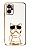 Eiroo Bulldog Oppo A76 Standl Beyaz Silikon Klf