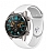 Eiroo Huawei Watch GT 2 Spor Silikon Beyaz Kordon (46 mm)
