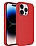 Eiroo iPhone 12 Pro MagSafe zellikli Krmz Silikon Klf