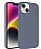 Eiroo iPhone 14 Plus MagSafe zellikli Gri Silikon Klf