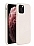 Eiroo Lansman iPhone 11 Pro Krem Silikon Klf