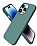 Eiroo Lansman iPhone 14 Pro Max Koyu Yeil Silikon Klf