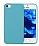 Eiroo Lansman iPhone SE / 5 / 5S Mavi Silikon Klf
