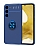 Eiroo Liquid Ring Samsung Galaxy S23 Standl Lacivert Silikon Klf