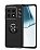 Eiroo Liquid Ring OnePlus 10 Pro Standl Siyah Silikon Klf