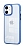 Eiroo Luxe iPhone 11 Mavi Silikon Kenarl Rubber Klf
