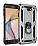 Eiroo Magnet Ring Samsung Galaxy J7 Prime / Prime 2 Ultra Koruma Silver Klf