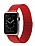 Eiroo Milanese Loop Apple Watch 4 / Watch 5 Krmz Metal Kordon (40 mm)