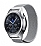 Eiroo Milanese Loop Huawei Watch GT 2 Silver Metal Kordon (46 mm)