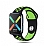 Eiroo Samsung Galaxy Watch Active 2 44 mm Silikon Spor Siyah-Yeil Kordon
