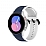 Eiroo Samsung Galaxy Watch 4 Classic Lacivert-Beyaz Silikon Kordon (46mm)