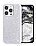 Eiroo Silvery iPhone 13 Pro Simli Silver Silikon Klf