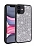 Eiroo Stone iPhone 12 Tal Siyah Silikon Klf