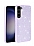 Eiroo Stone Sammsung Galaxy S23 Plus Tal Lila Silikon Klf