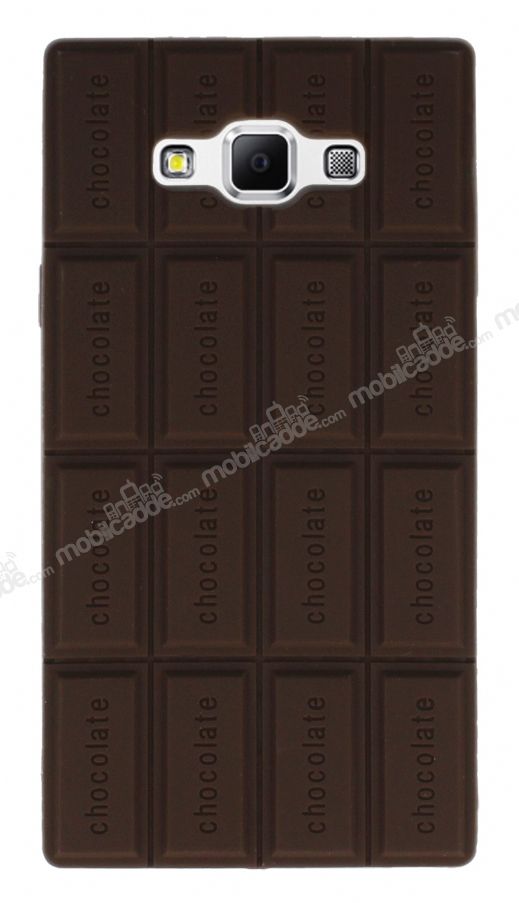 Samsung Galaxy A7 Sütlü Çikolata Silikon Kılıf Ücretsiz Kargo