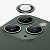 Apple iPhone 12 Pro Max 6.7 in Metal Kenarl Cam Lacivert Kamera Lensi Koruyucu - Resim: 1