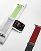 Apple Watch 4 / Watch 5 Geili Siyah-Krmz Metal Kordon (40 mm) - Resim 1