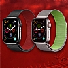 Apple Watch 4 / Watch 5 Geili Siyah-Krmz Metal Kordon (40 mm) - Resim 4