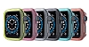 Apple Watch 6 effaf Turuncu Silikon Klf ve Ekran Koruyucu 44 mm - Resim 3