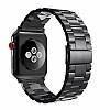 Apple Watch / Watch 2 / Watch 3 Siyah Metal Kordon (42 mm)