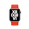 Apple Watch / Watch 2 / Watch 3 Krmz Deri Kordon 42 mm