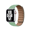 Apple Watch / Watch 2 / Watch 3 Ak Yeil Deri Kordon 42 mm