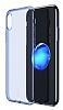 Baseus Simple iPhone X / XS Mavi Silikon Klf