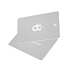 Business Card Dijital Silver Kartvizit